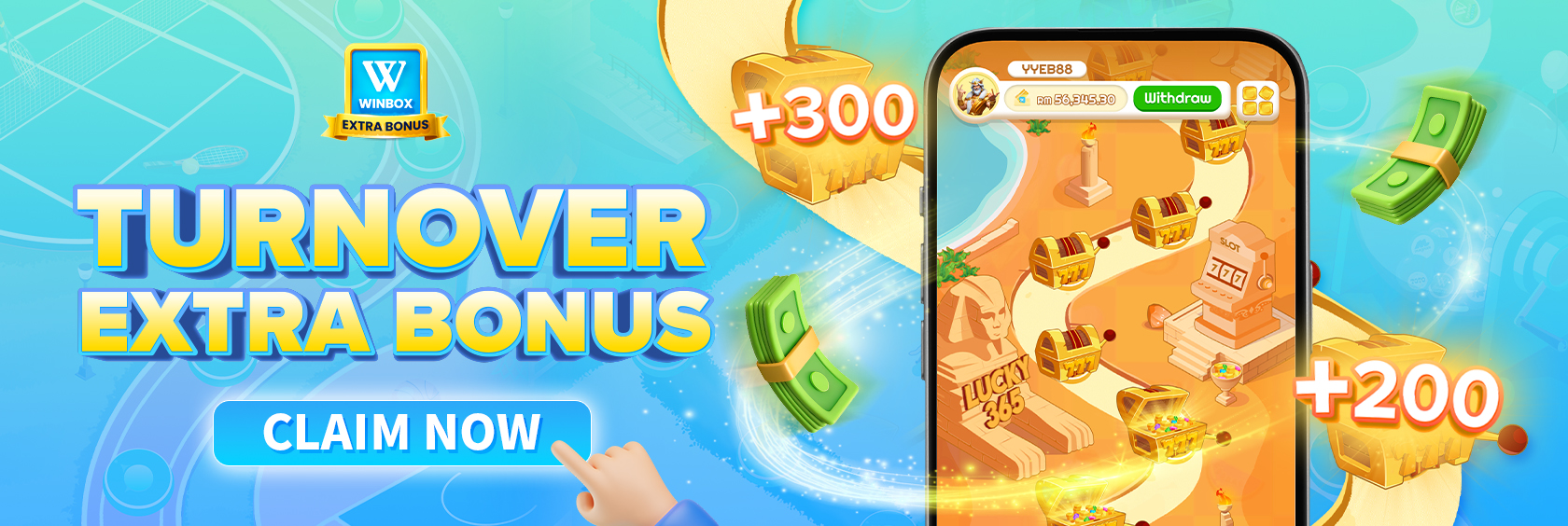 extra bonus banner